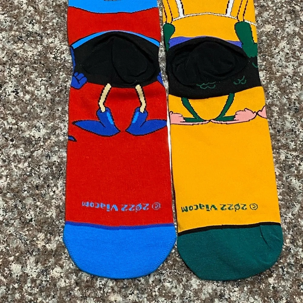 ODD SOX Nickelodeon SpongeBob‎ SquarePants Crew Socks